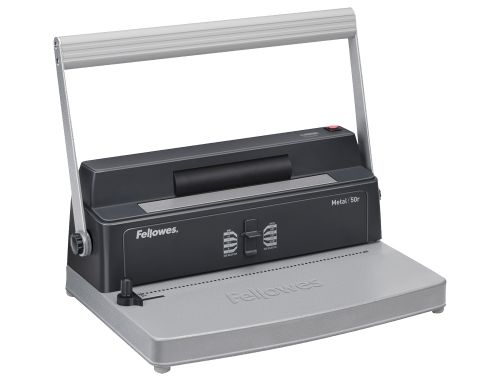 Encadernadora fellowes para espiral metalica perfura 12 folhas formato din a4 encaderna ate 450 folhas inclui alicates d , Fellowes , 50035 , 0043859594597